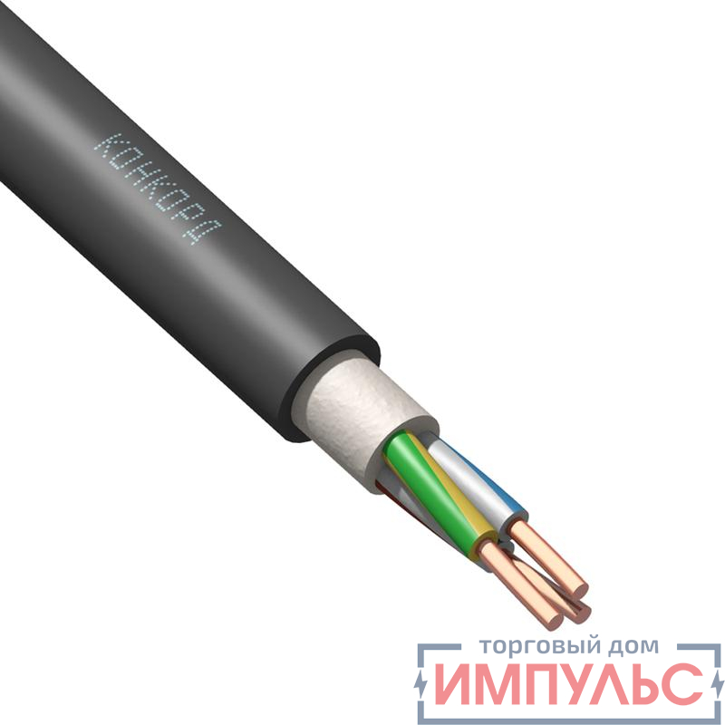 Кабель ППГнг(А)-HF 3х10 ОК (N PE) 0.66кВ (м) Конкорд 4701