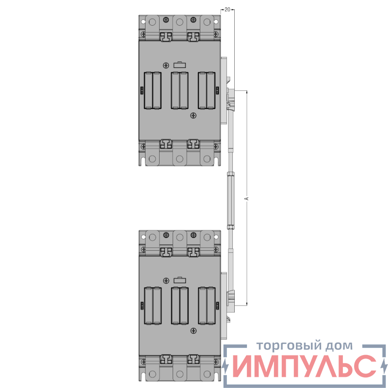 Блокировка OptiStart K-FX-5503 механическая вертикальная 305...345 мм для AF-160..AF-230 КЭАЗ 335372