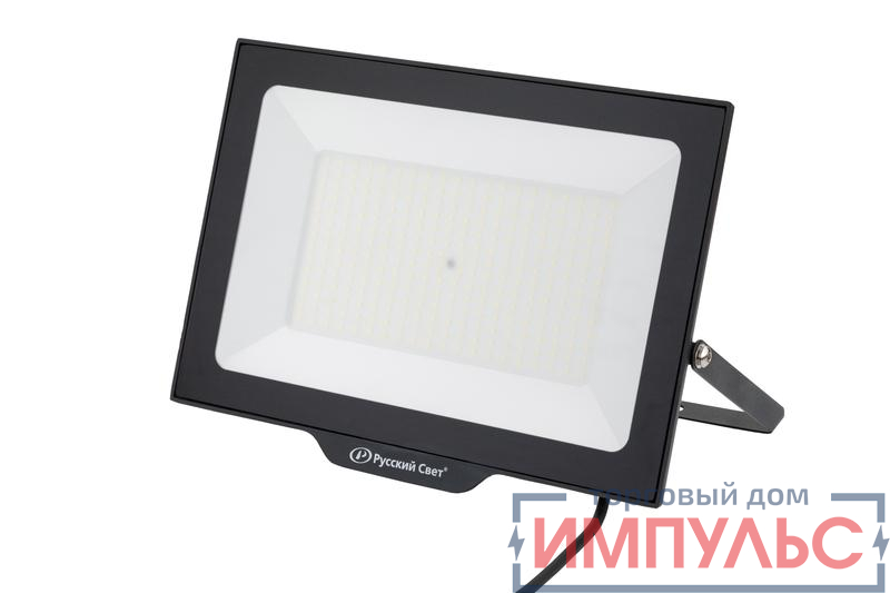 Прожектор светодиодный СДО FL 10 C 200W VW 865 BK CL LED 397х290х31.5мм 200Вт 6500К IP65 черн. Русский Свет 15081023058