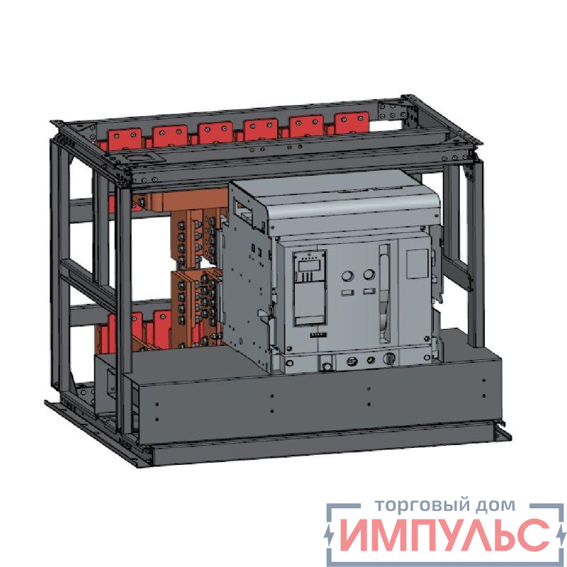 Блок замены автоматического выключателя IZMX40B4 OptiMat A 3200 S4 4P 100 D MR8.0 B C2200 M2 P01 S1 03 КЭАЗ 334150