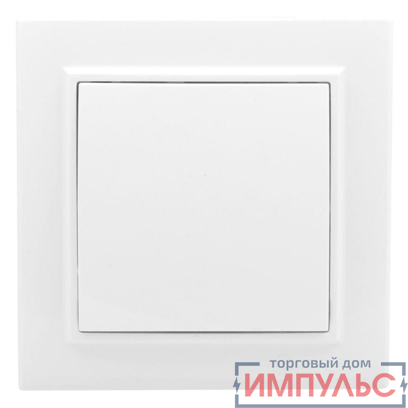 Кнопка нажимная СП Минск 10А белый EKF ERV10-028-10