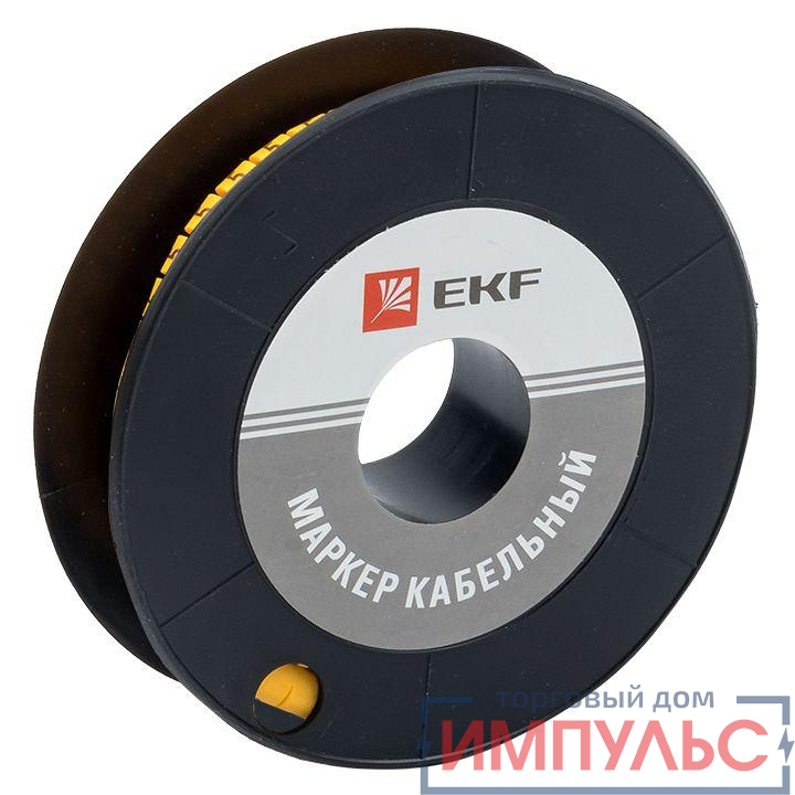 Маркер каб. 6.0кв.мм "5" (ЕС-3) (уп.350шт) EKF plc-KM-6-5