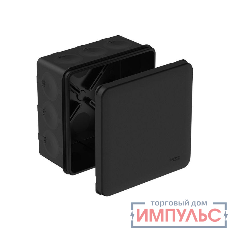 Коробка распределительная MultiBox IP66 100х100х50 DIY (со стикером) черн. SE IMT352981