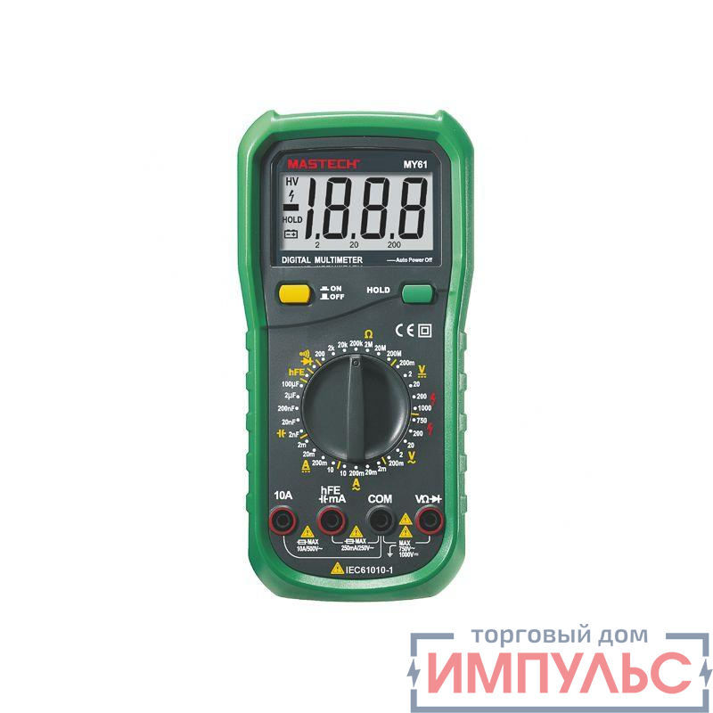 Мультиметр универсальный MY61N Mastech 13-2053