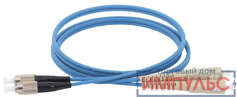Патч-корд оптический коммутационный соединительный для многомодового кабеля (MM); 50/125 (OM4); SC/UPC-FC/UPC (Duplex) (дл.25м) ITK FPC5004-SCU-FCU-C2L-25M