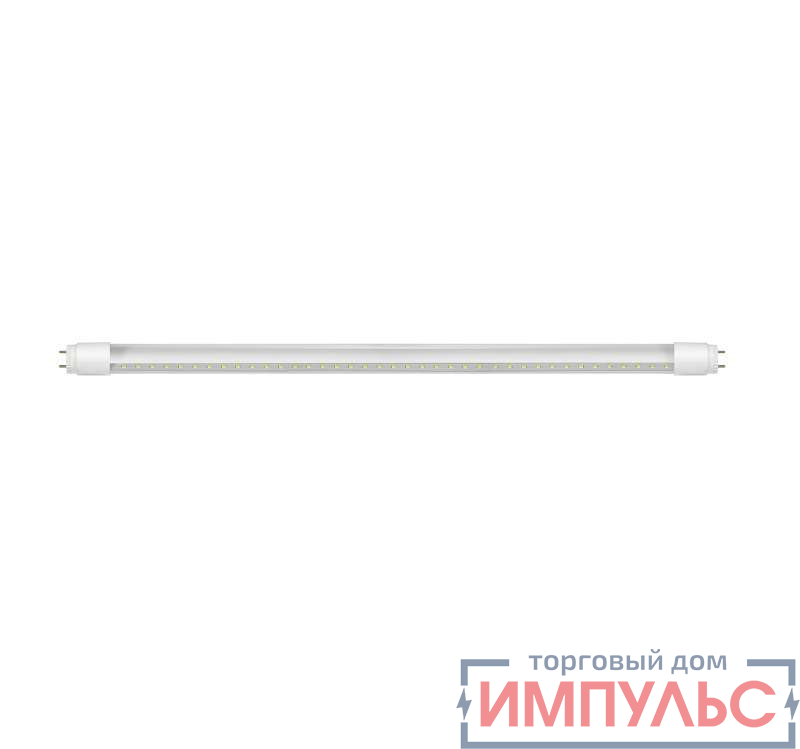 Лампа светодиодная LED-T8R-std 10Вт линейная 4000К прозрачная G13R 800лм 210-240В 600мм ASD 4690612007052