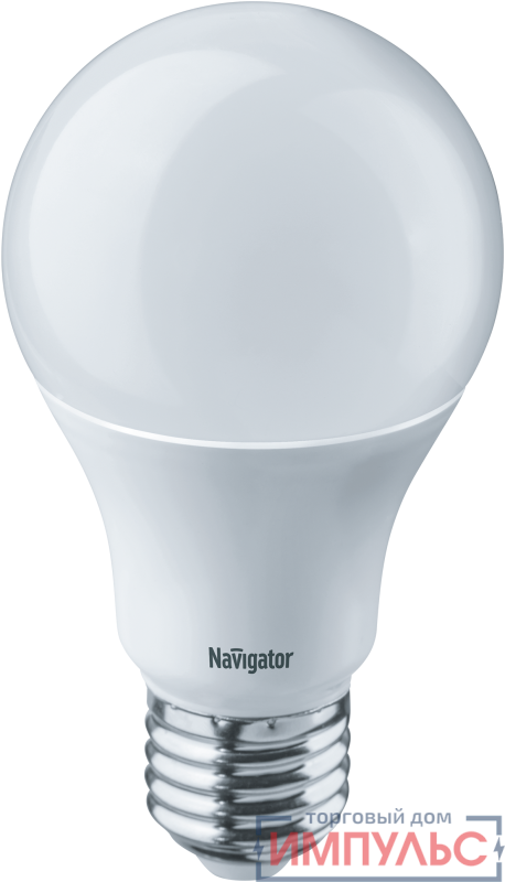 Лампа светодиодная 14 122 NLL-A60-10-230-2.7K-E27-DIMM 10Вт грушевидная матовая 2700К тепл. бел. E27 800лм 176-264В Navigator 14122