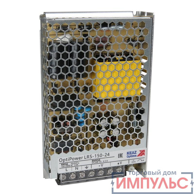 Блок питания панельный OptiPower LRS 150-12 12.5A КЭАЗ 328882