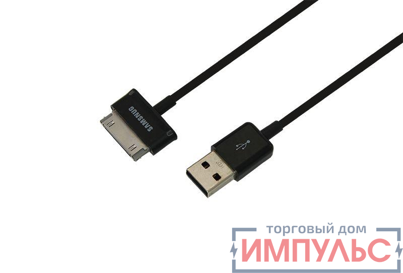 Кабель USB для Samsung Galaxy tab шнур 1м черн. Rexant 18-4210