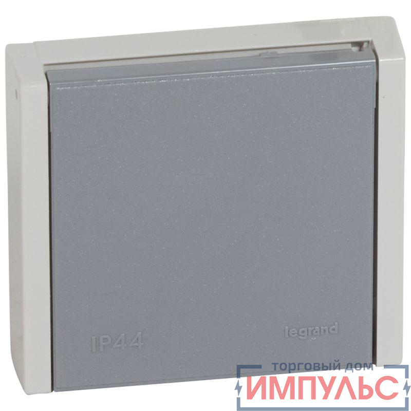 Розетка 1-м СП Plexo 20А IP44 400В 3P+E сер. Leg 055706