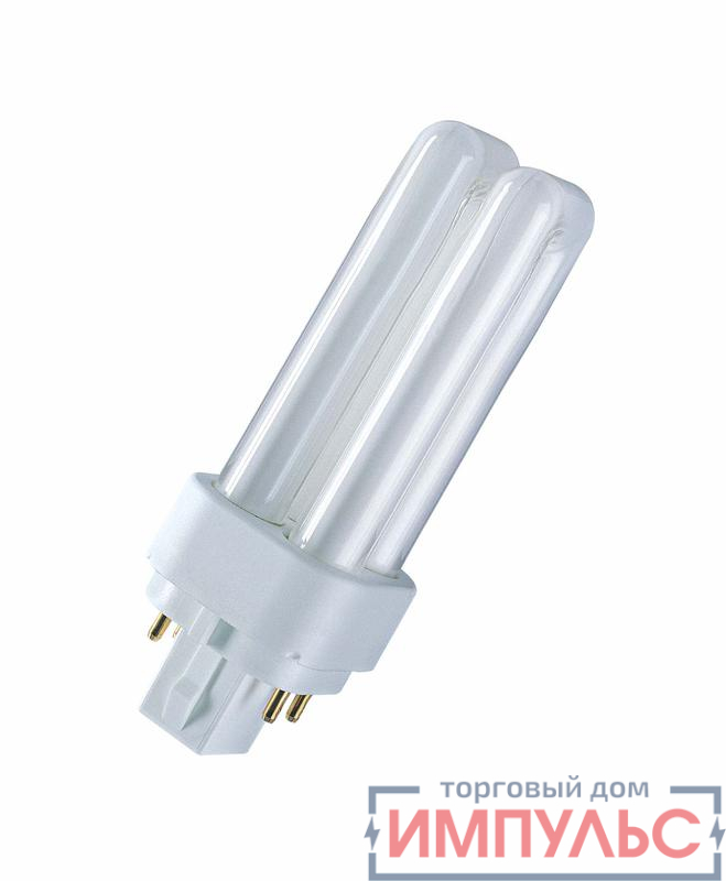 Лампа люминесцентная компакт. DULUX D 18W/827 G24d-2 OSRAM 4050300011462