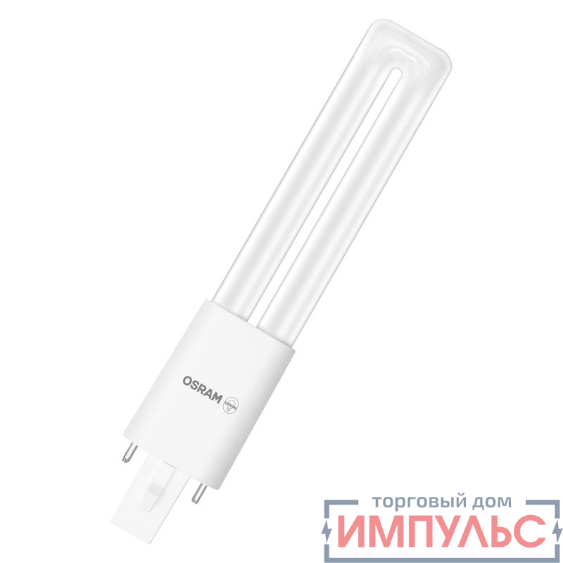Лампа светодиодная LED Dulux Special 4.5Вт (замена 9Вт) прозр. 3000К тепл. бел. G23 450лм угол пучка 140град. 220-240В OSRAM 4058075557994