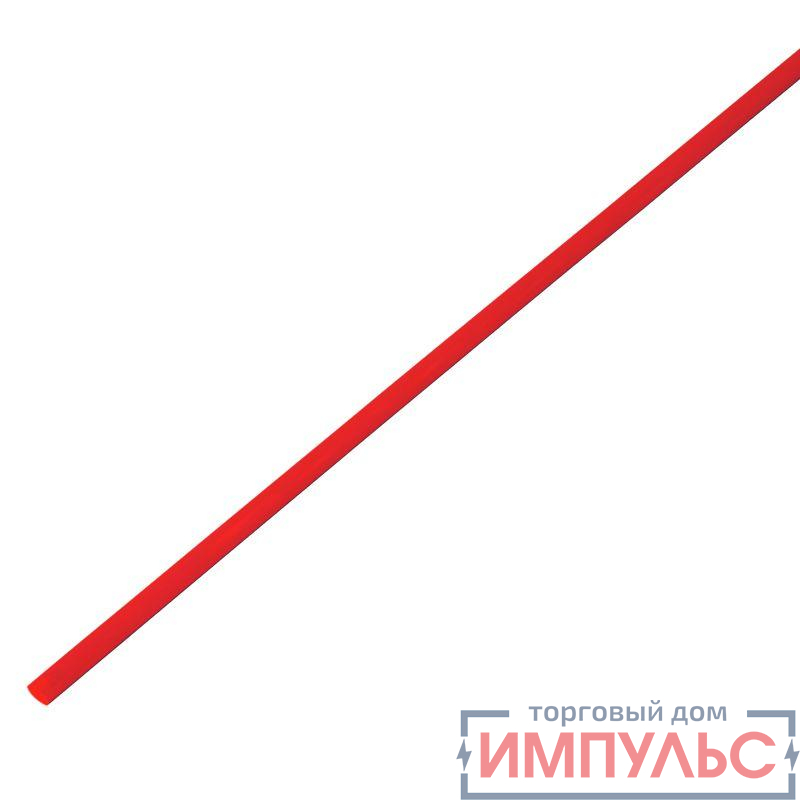 Трубка термоусадочная 3.0/1.5 1м красн. REXANT 20-3004