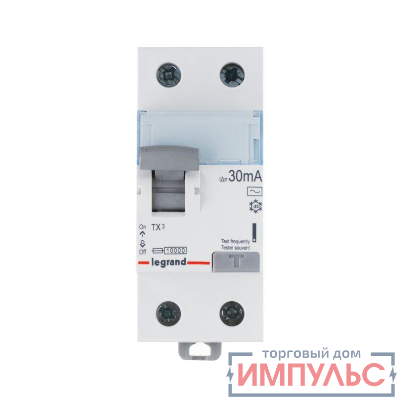 Выключатель дифференциального тока (УЗО) 2п 40А 300мА тип AC TX3 Leg 403039
