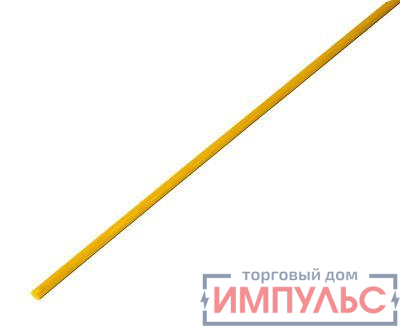 Трубка термоусадочная 1.5/0.75 1м желт. Rexant 20-1502