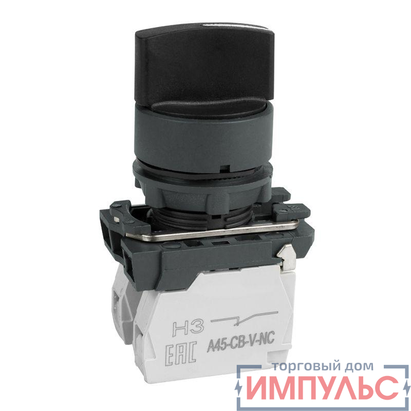 Переключатель OptiSignal D22 C5-S-25 2 положения пластик 1НО+1НЗ XB5AD25 КЭАЗ 332185