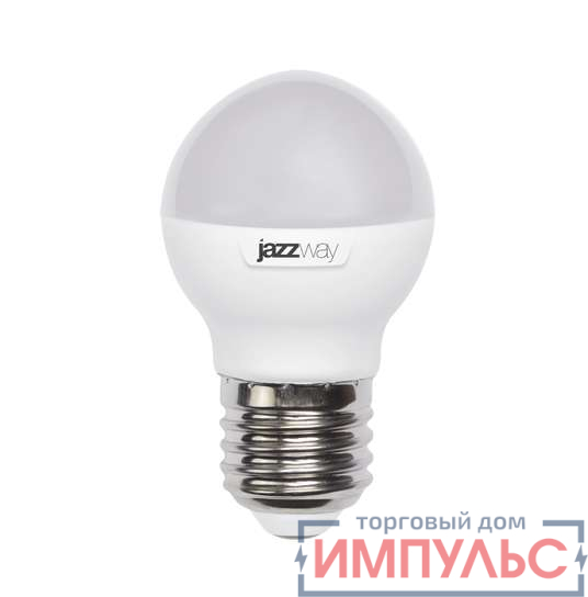Лампа светодиодная PLED-SP-G45 7Вт шар 3000К тепл. бел. E27 540лм 230В JazzWay 1027863-2