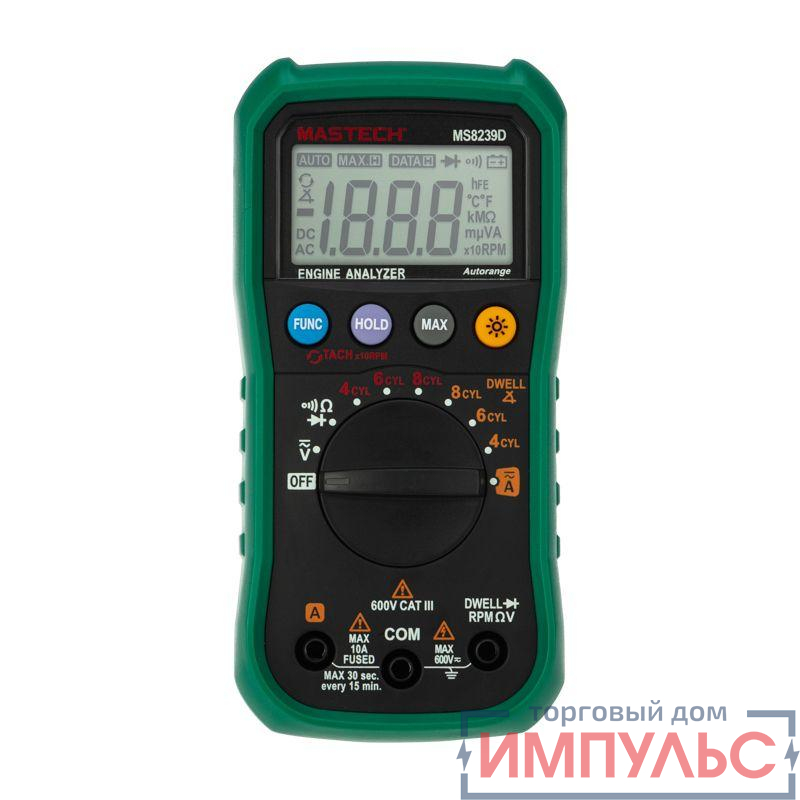 Мультиметр автомобильный MS8239D Mastech 13-2089