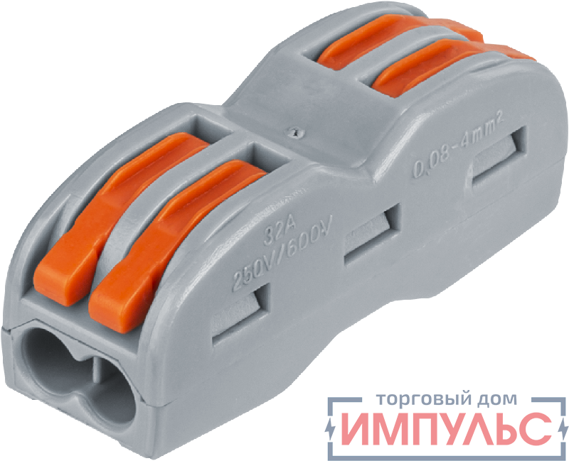 Клемма монтажная 14 219 NTC-R-2х2-4-50 (уп.50шт) NAVIGATOR 14219