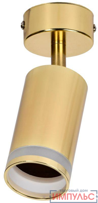 Светильник 4006 настенно-потолочный под лампу GU10 золото IEK LT-USB0-4006-GU10-1-K22