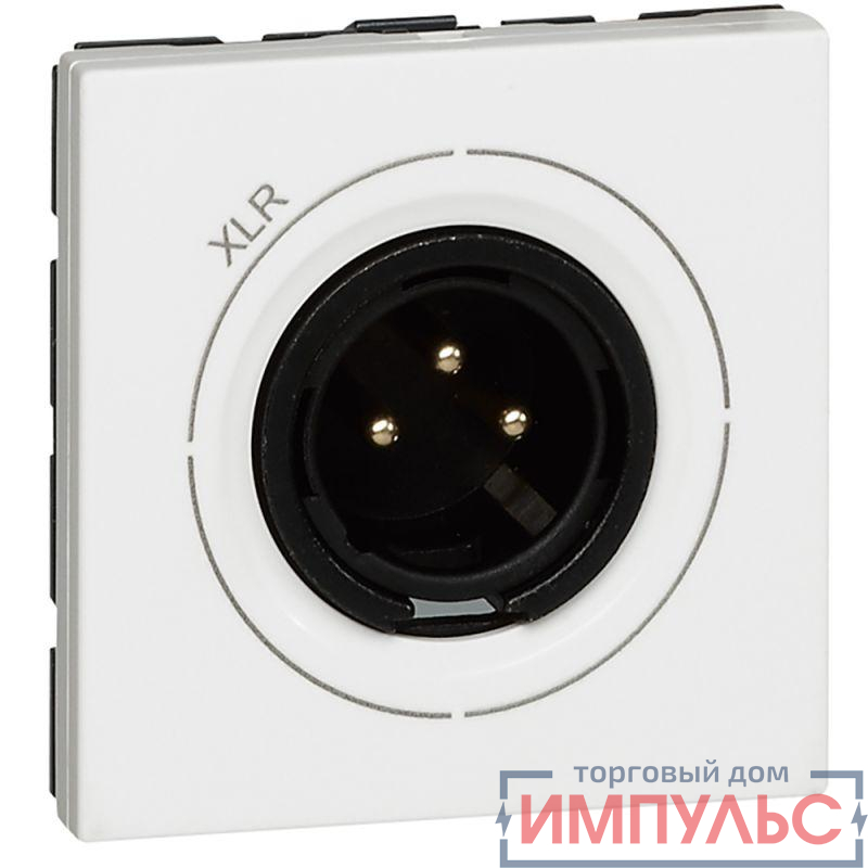 Розетка СП Mosaic со штекером XLR механизм Leg 078756