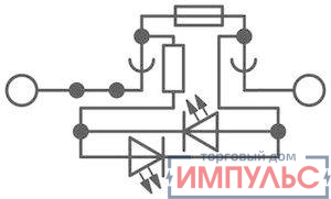 Клемма для установки предохранителея ST 4-HESILED 24 (5х20) Phoenix Contact 3036547