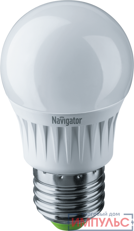 Лампа светодиодная 61 381 NLL-G45-7-230-4K-E27-DIMM 7Вт шар матовая 4000К нейтр. бел. E27 570лм 220-240В Navigator 61381