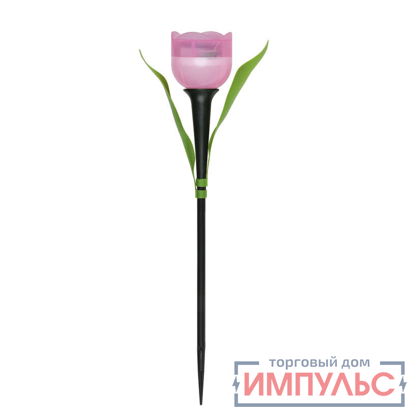 Светильник садовый USL-C-451/PT305 на солнечной батарее "Розовый тюльпан" PINK TULIP IP44 Uniel UL-00004276