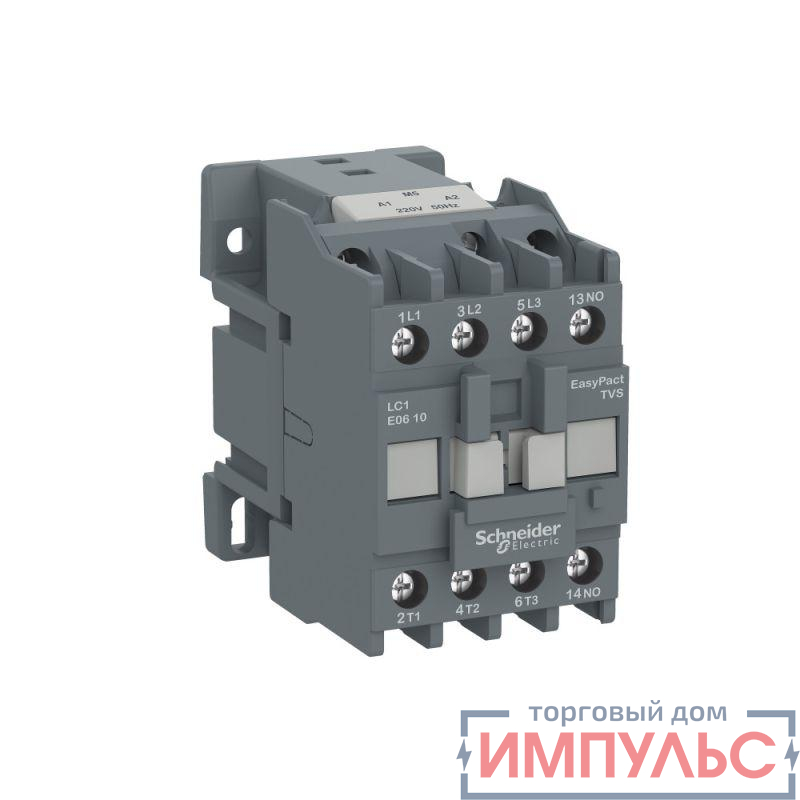 Контактор E 12А 1НЗ 400В AC3 220В 50/60Гц SchE LC1E1201M7