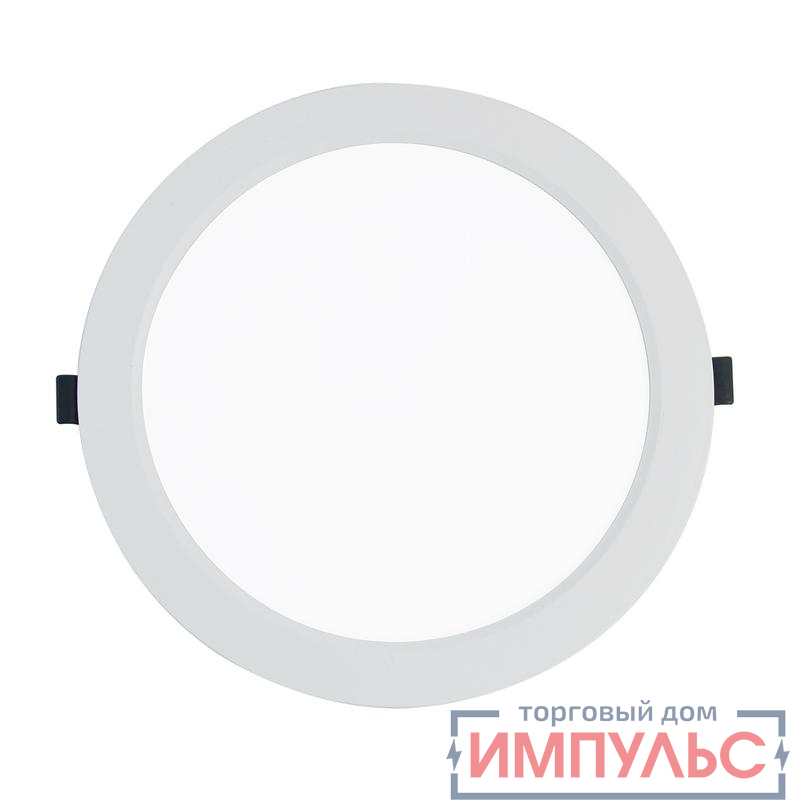 Светильник светодиодный PLED DL6 WH Downlight 24Вт 4000К IP40 ДВО встраив. JazzWay 5036383