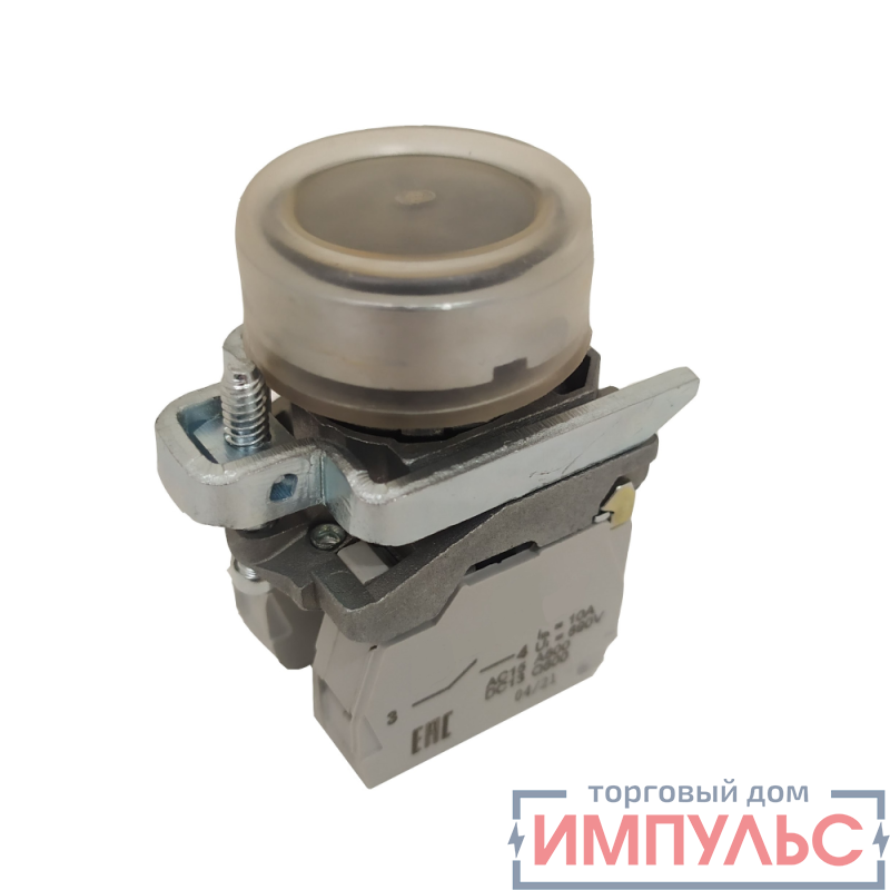 Кнопка КМЕ 4601мС 0но+1нз цилиндр IP65 красн. КЭАЗ 248261