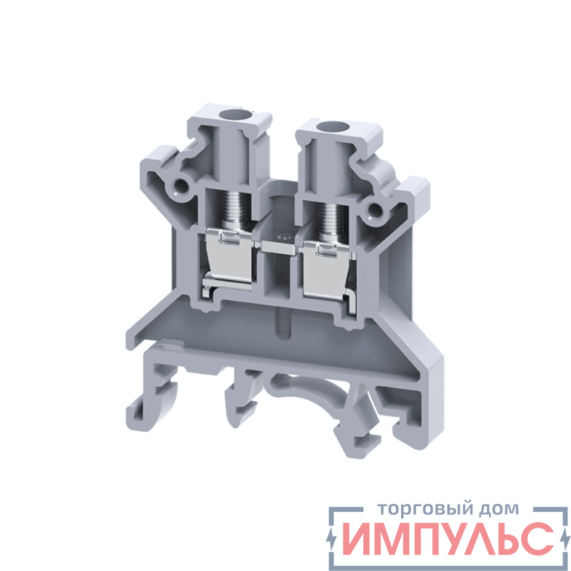 Клемма проходная винтовая OptiClip CTS-4-I-32A-(0.2-4) зел. КЭАЗ 332741