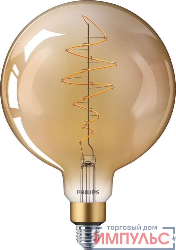 Лампа светодиодная филаментная LED Classic-giant G D DIM 40Вт G200 E27 PHILIPS 929001873401