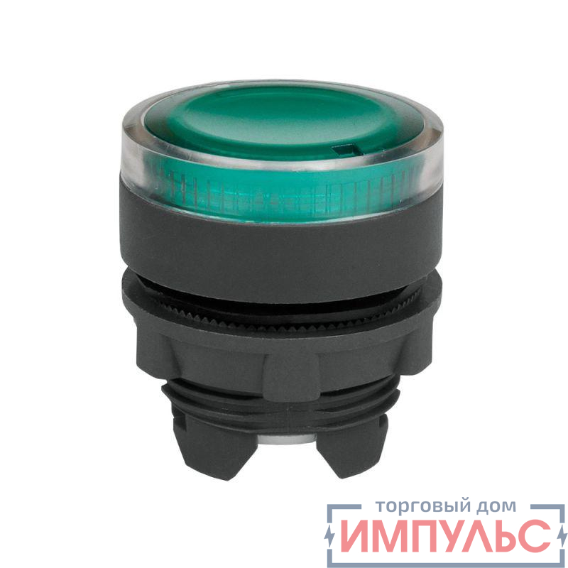 Головка кнопки OptiSignal D22 A5-PL-3 с подсветкой зел. пластик ZB5AW333 КЭАЗ 332306