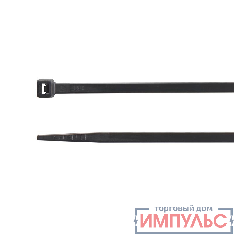 Хомут кабельный 3.6х370 полиамид черн. устойчивый к УФ (уп.100шт) BM BM-N3736