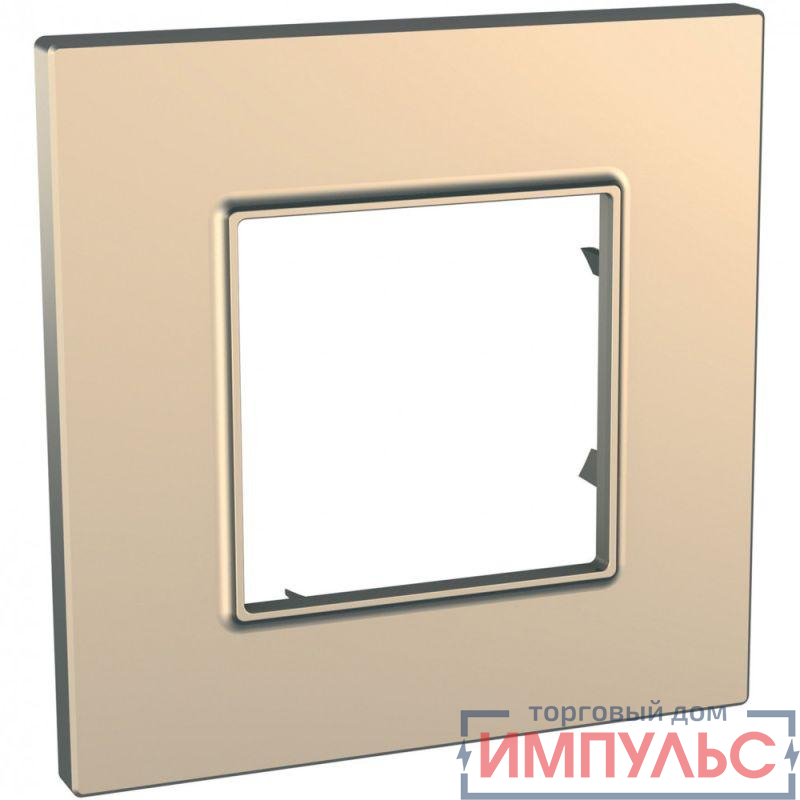 Рамка 1-м Unica quadro медь SchE MGU6.702.56