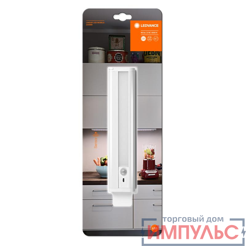 Светильник Linear LED Mobile 200 1.9Вт 4000К 90лм IP20 4х1.5В LR6 (AA) с сенсором бел. LEDVANCE 4058075226838