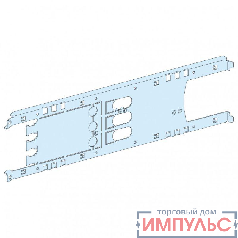 Плата монтажная горизонт. с пружин. рукояткой для NS250 3П Sche 03413