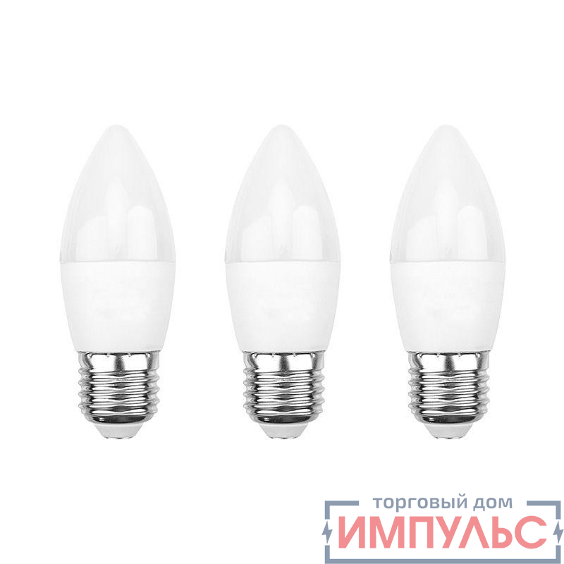 Лампа светодиодная 11.5Вт CN свеча 2700К E27 1093лм (уп.3шт) Rexant 604-029-3