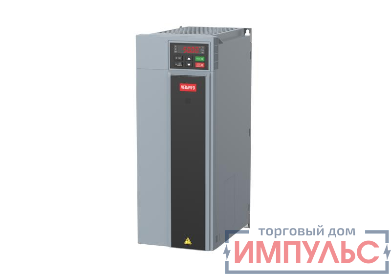 Преобразователь частоты VF-101-P5K5-0013-U-T4-E20-B-H вход. 380В выход. 5.5кВт выход. 13А ток перегрузки 19.5А встроен. тормозн. ключ внешн. дроссель VEDA ABC00127