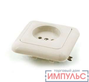 Розетка 1-м СП РС10-005 10А IP20 бел. БЕЛ. ЦЕРКОВЬ РС10-005