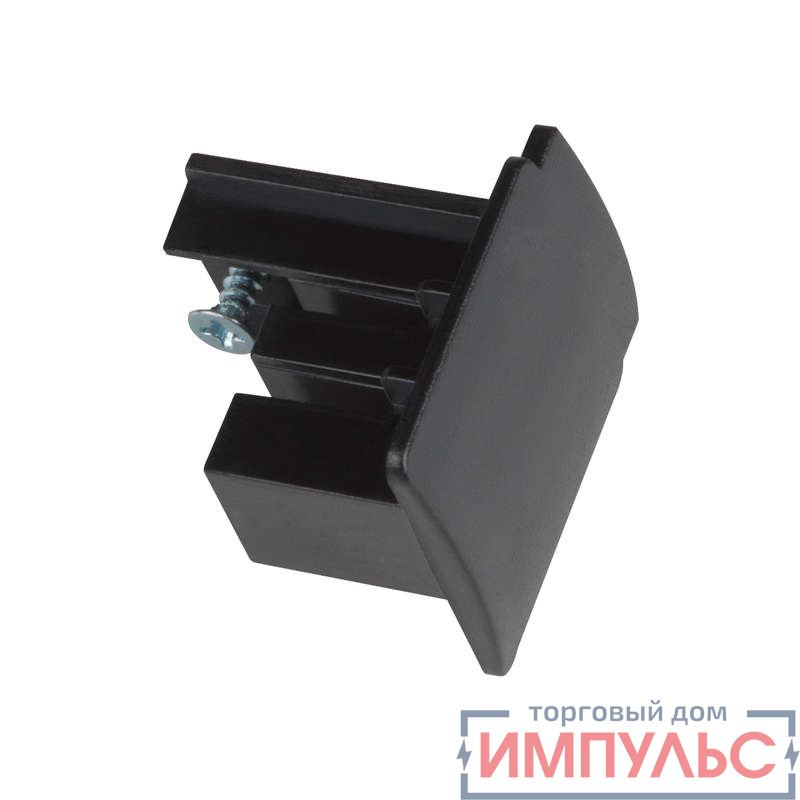 Заглушка UFB-C41 BLACK 1 POLYBAG (черн.) Uniel 09732