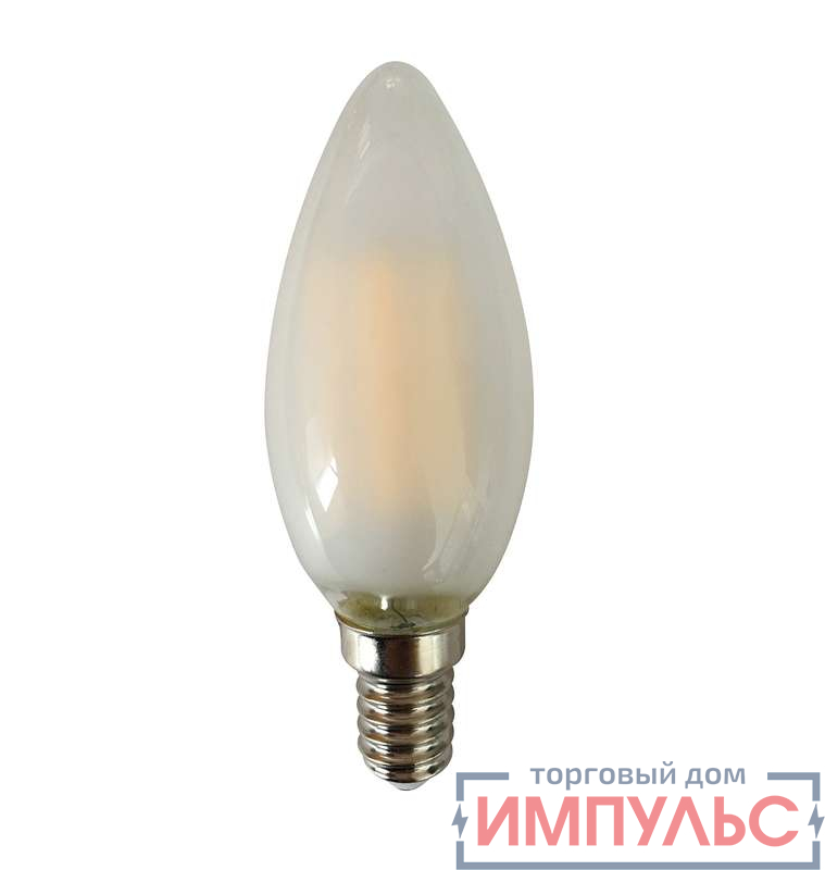 Лампа светодиодная филаментная PLED OMNI 6Вт C35 3000К тепл. бел. E14 230В/50Гц FR JazzWay 5020573
