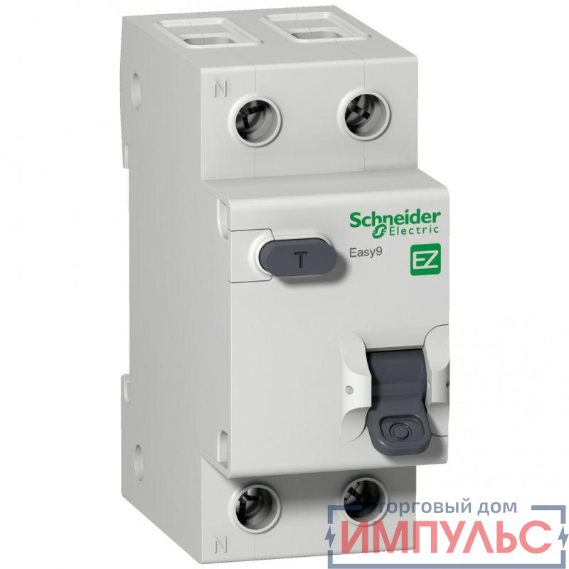 Выключатель автоматический дифференциального тока 2п (1P+N) C 40А 30мА тип AC 4.5кА EASY9 2мод. SchE EZ9D34640
