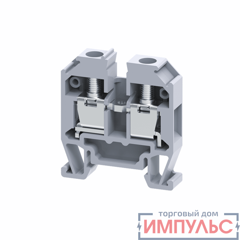 Мини-клемма проходная винтовая OptiClip CMT-4-I-32A-(0.2-4) сер. КЭАЗ 331803