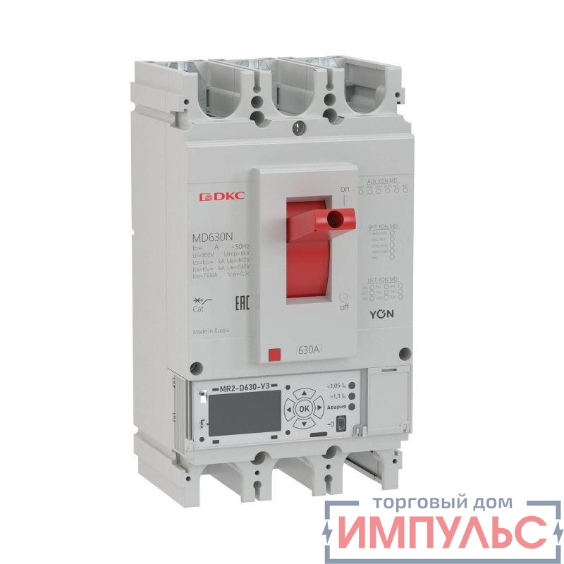 Выключатель автоматический в литом корпусе YON MD400N-MR1 DKC MD400N-MR1