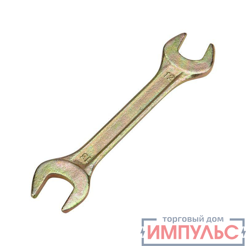 Ключ рожковый 12х13мм желт. цинк Rexant 12-5826-2