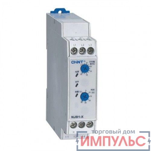 Реле контроля фаз NJB1-X AC 380В CHINT 280021