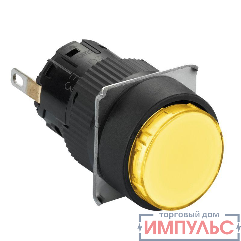 Лампа сигнальная LED 24В круг. желт. SchE XB6EAV5BP