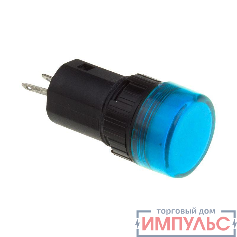 Индикатор d16 220В син. LED (RWE) Rexant 36-3371